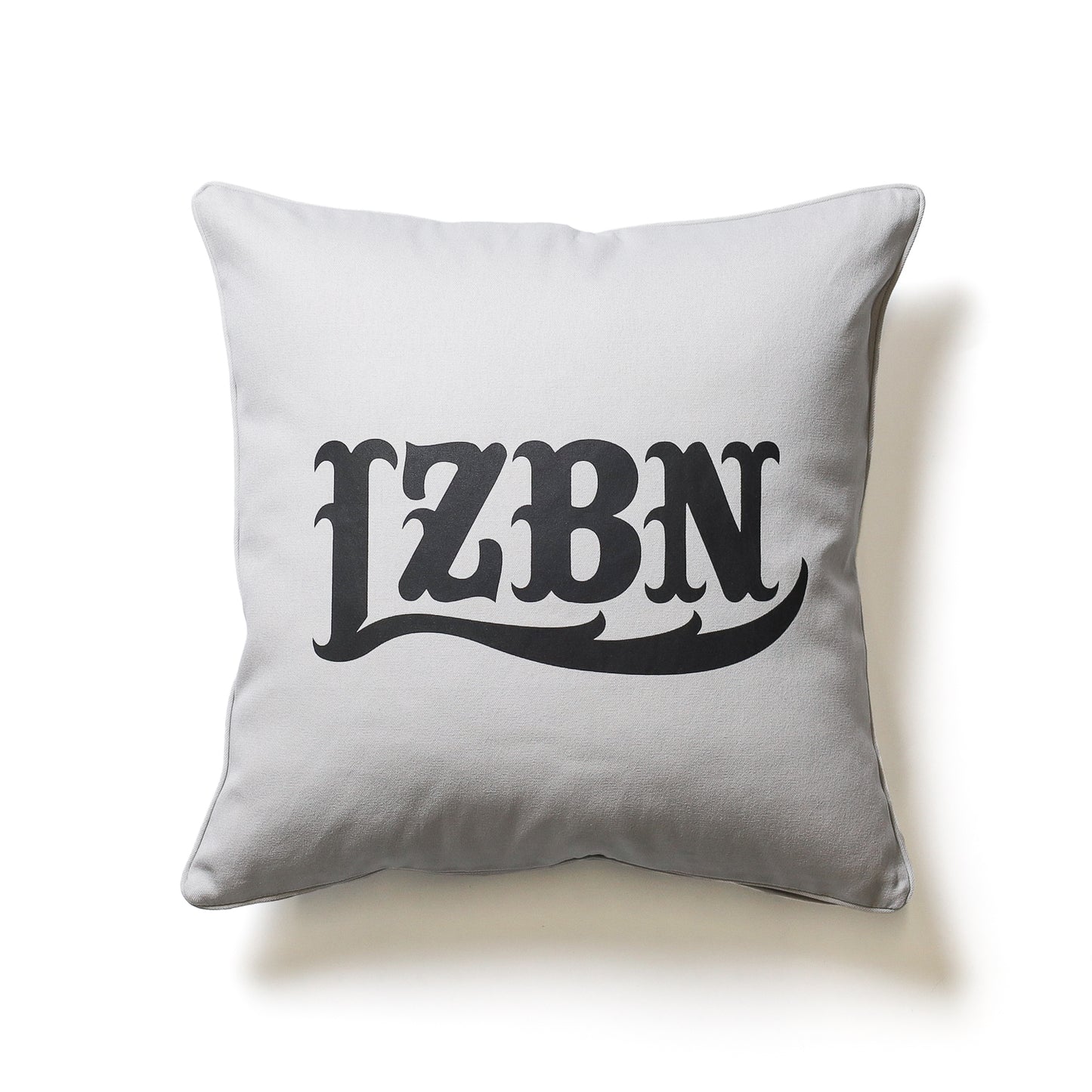 LZBN / LZBN LOGO CANVAS CUSHION (GREY)