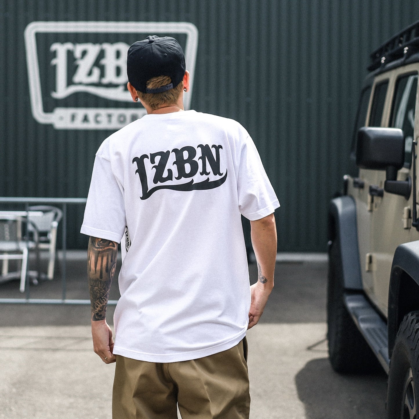 LZBN / LZBN LOGO TEE (WHITE)