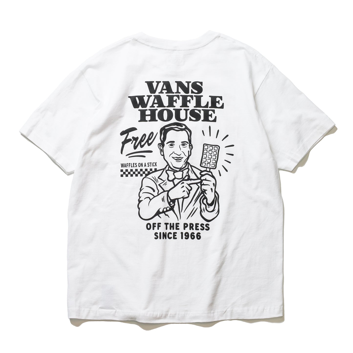 VANS / DEATH GRIP S/S TEE (WHITE)