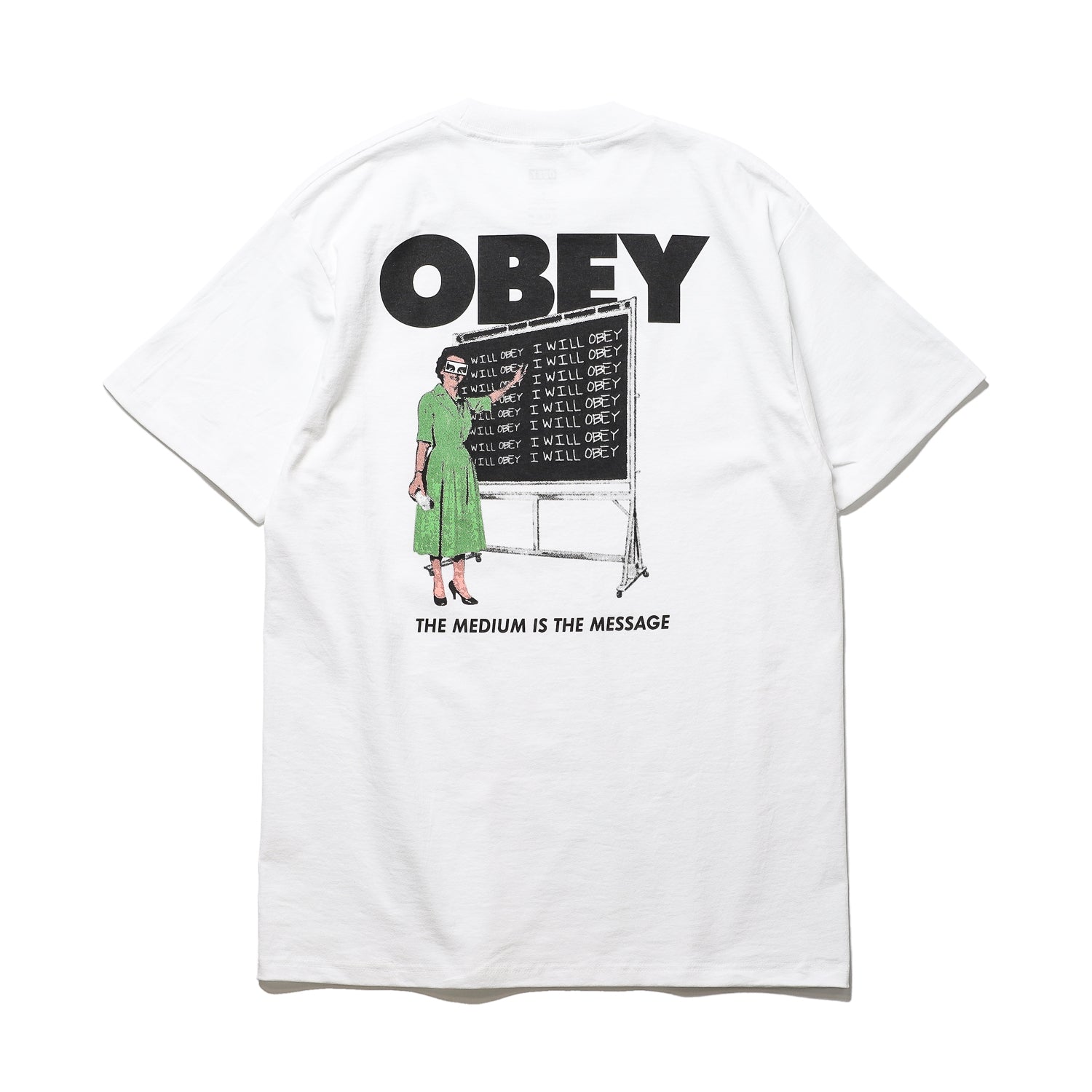 OBEY / I WILL OBEY CLASSIC T-SHIRT (WHITE) – Feelin