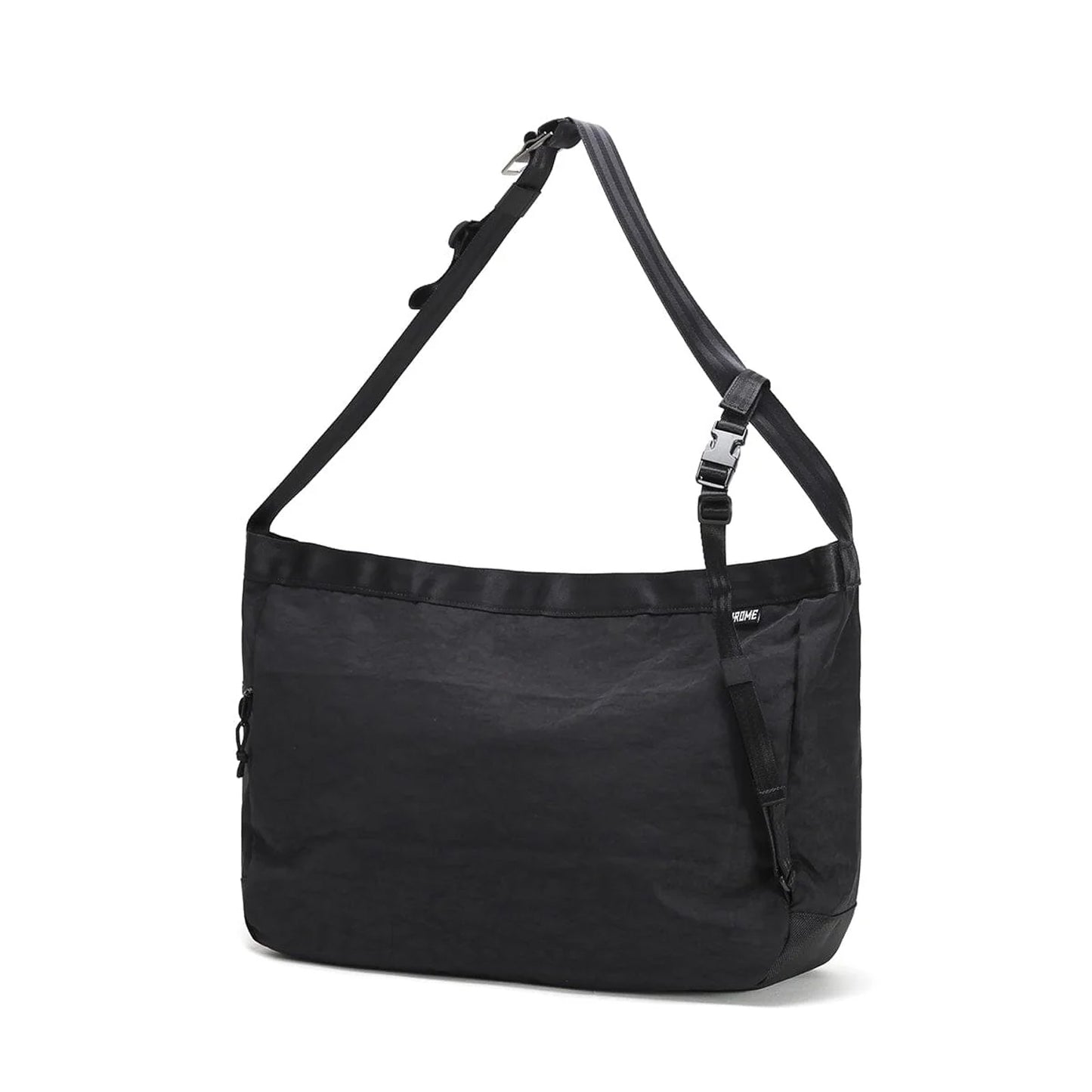 CHROME / NEWSPAPER MESSENGER (BLACK CRINKLE)