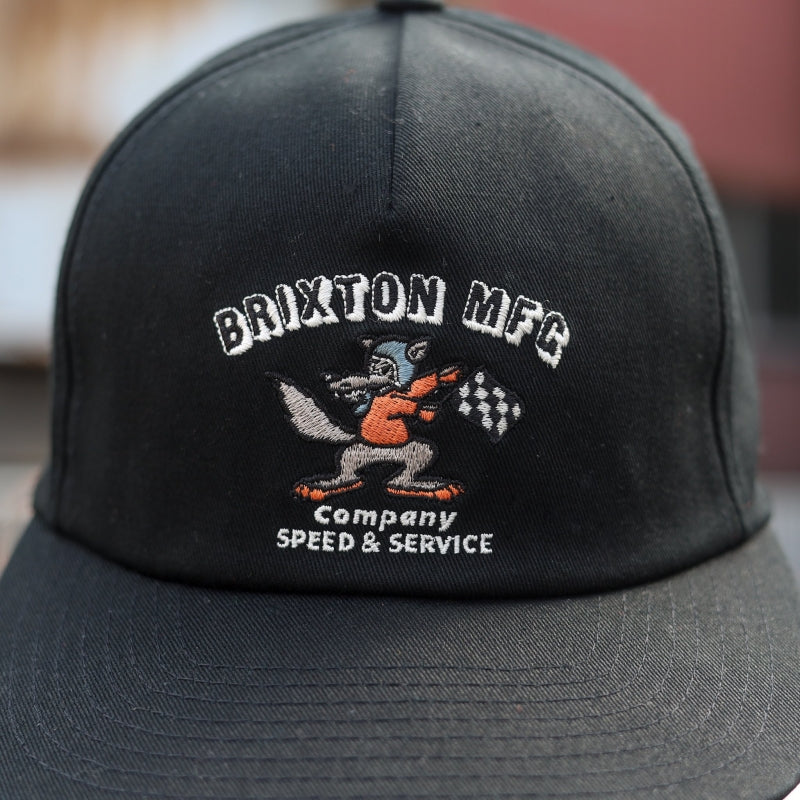 BRIXTON / WYNMORE MP SNAPBACK CAP (BLACK)
