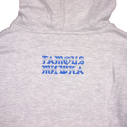 FAMOUS STARS AND STRAPS × MISHKA / ALL SEEING F PULLOVER HOODIE (H.GREY)