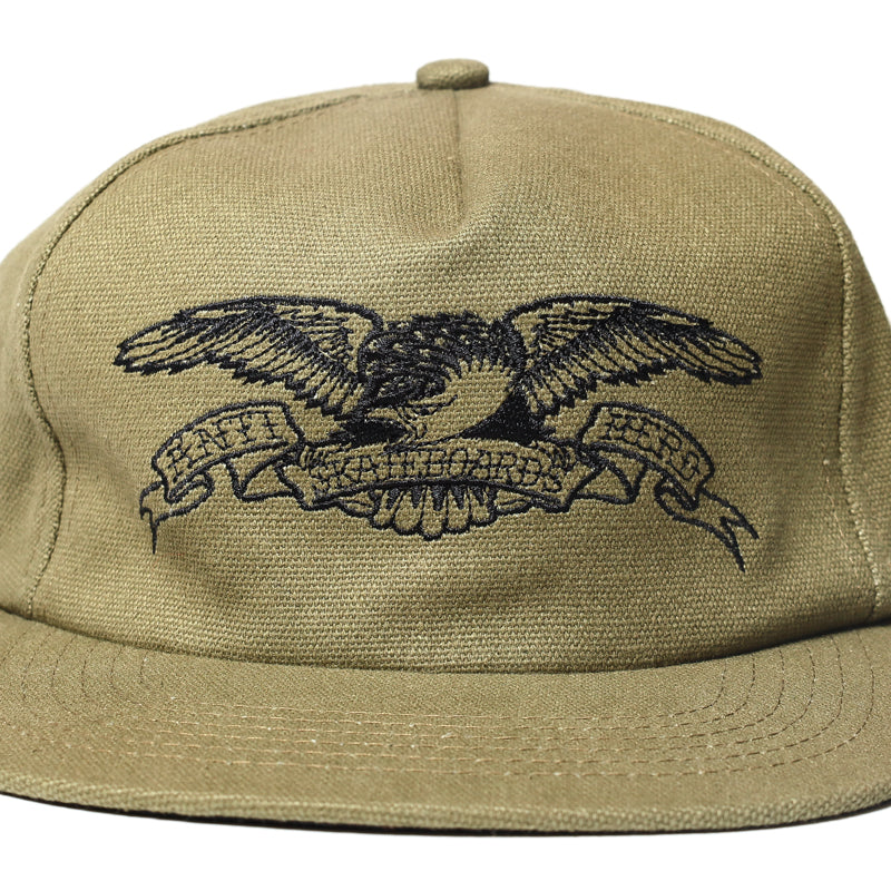 ANTIHERO / BASIC EAGLE SNAPBACK CAP (OLIVE/BLACK)