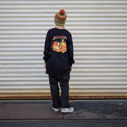SPITFIRE / HELL HOUNDS Ⅱ L/S TEE (BLACK)