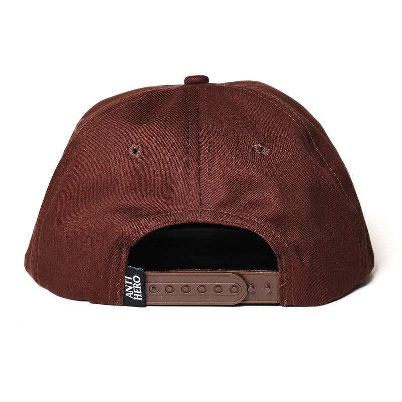 ANTIHERO / PIGEON ROUND SNAPBACK CAP (BROWN)
