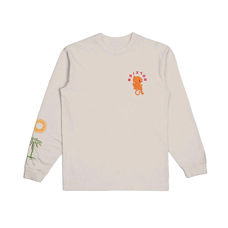 BRIXTON / SEEKS L/S STANDARD TEE (CREAM)