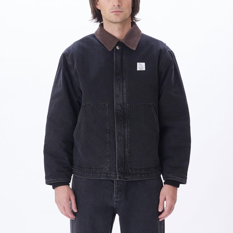 OBEY / WORK AROUND JACKET (FADED BLACK)