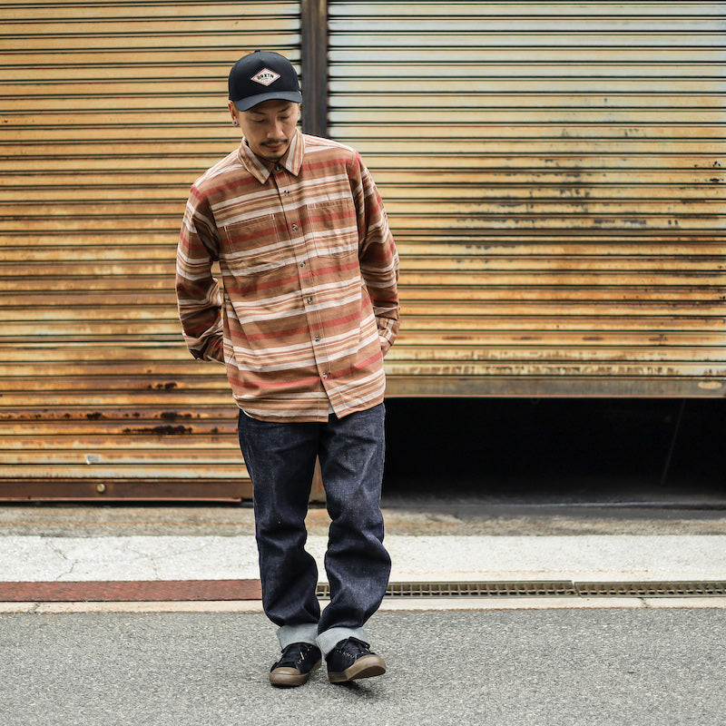 CREATURE / TAKE WARNING FLANNEL SHIRT (DESERT RISE)