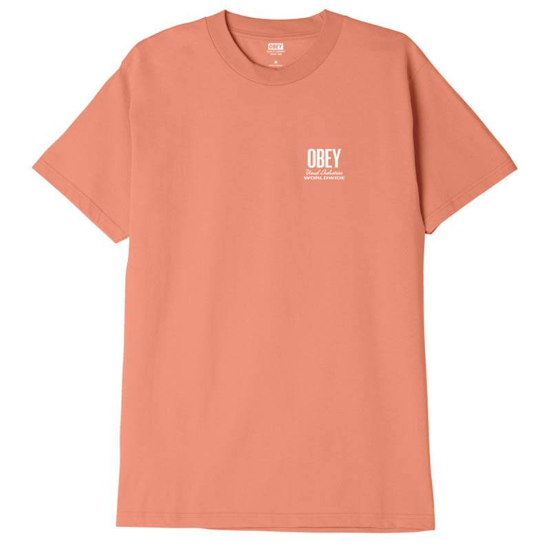 OBEY / OBEY VISUAL IND. WORLDWIDE CLASSIC TEE (CITRUS)