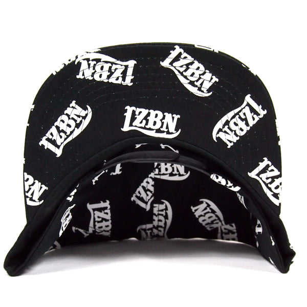 LZBN / STUDDED LOGO SNAPBACK CAP (BLACK)