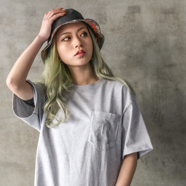 REBEL8 / RBL8 3M POCKET TEE (GREY)