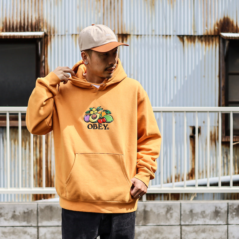 OBEY / BASKET PULLOVER HOODIE (SUN DIAL)