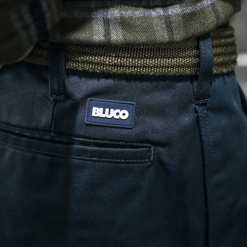 BLUCO / 2-TUCK WORK PANTS (NAVY)