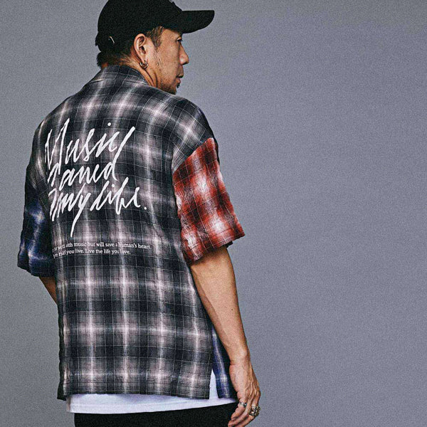 MSML / CRAZY PATTERN SHIRT (BLACK)
