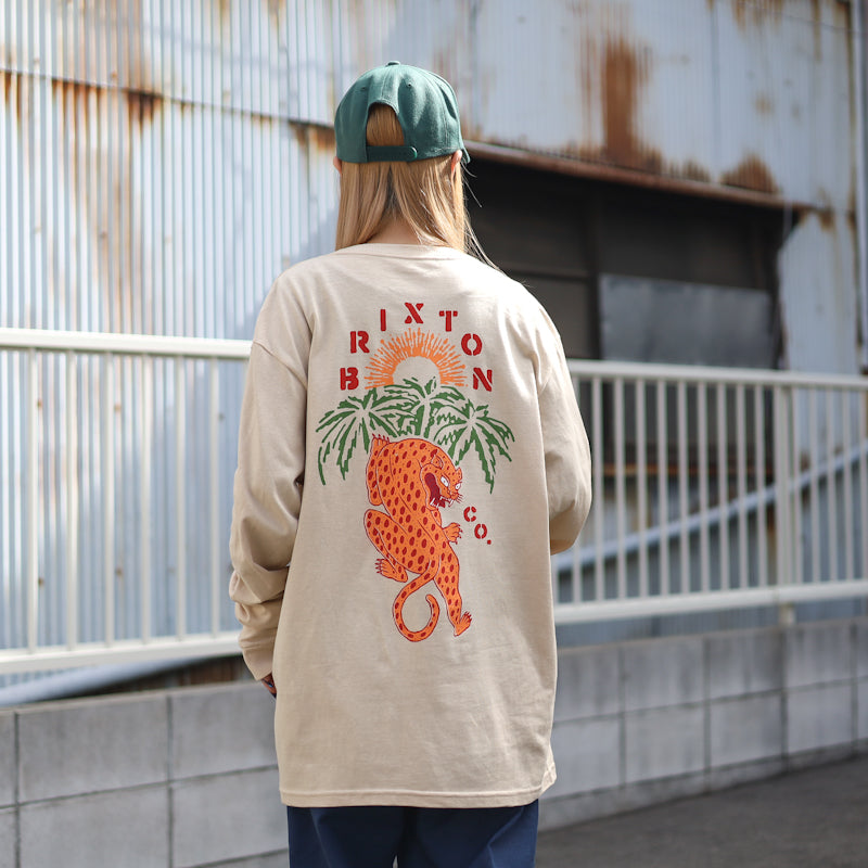 BRIXTON / SEEKS L/S STANDARD TEE (CREAM)