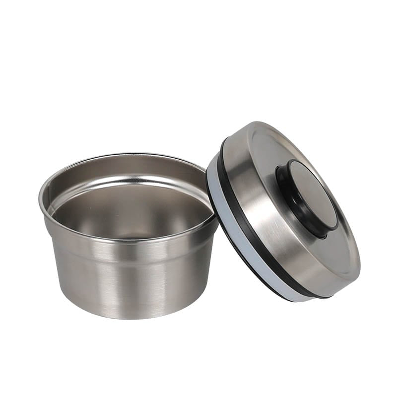 DULTON / STAINLESS JAR WITH PRESS LID S