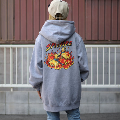 SPITFIRE / HELL HOUNDS Ⅱ PULLOVER HOODIE (HEATHER GREY)
