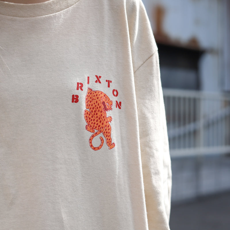 BRIXTON / SEEKS L/S STANDARD TEE (CREAM)