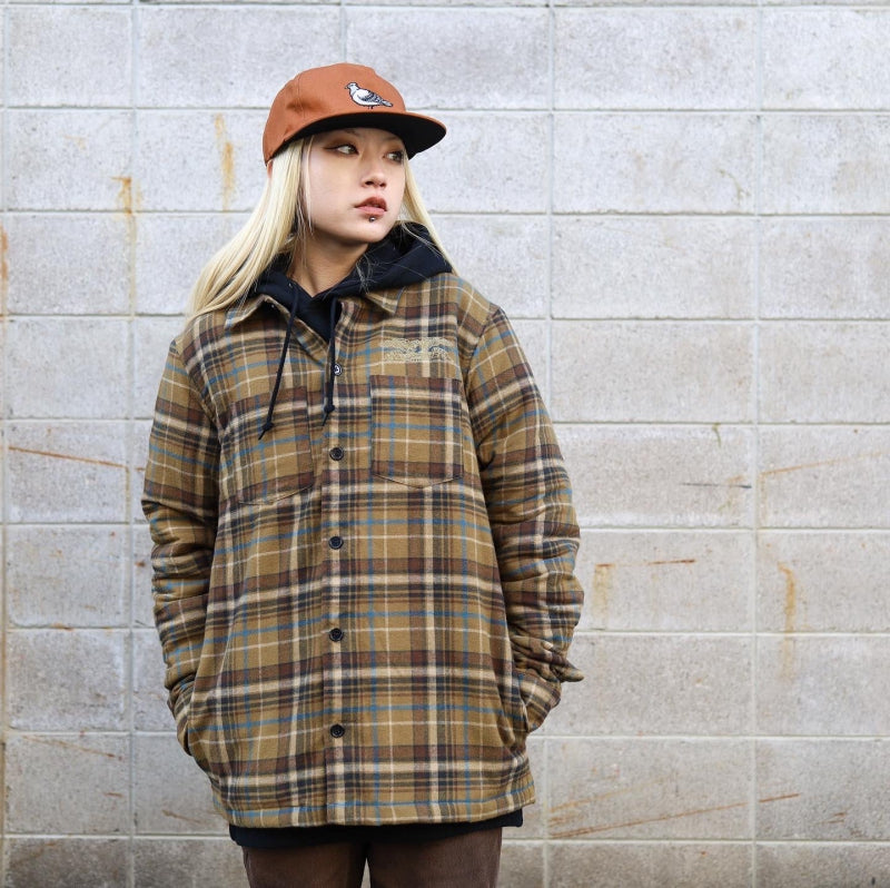 ANTIHERO / BASIC EAGLE FLANNEL JACKET (MULTI COLOR)