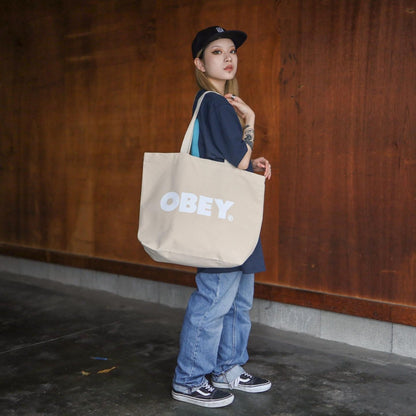 OBEY / OBEY BOLD TOTE BAG (NATURAL)