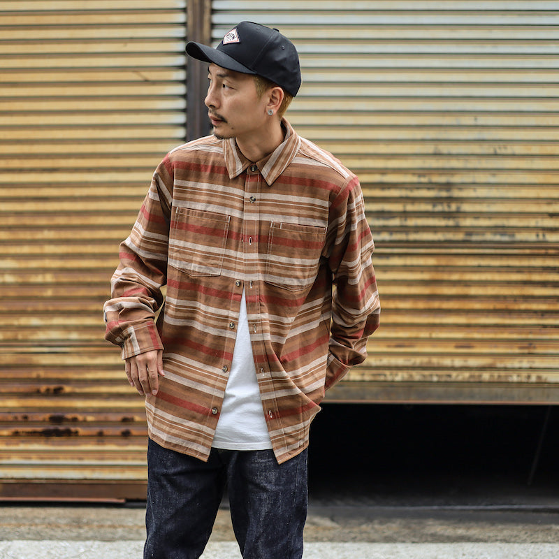 CREATURE / TAKE WARNING FLANNEL SHIRT (DESERT RISE)
