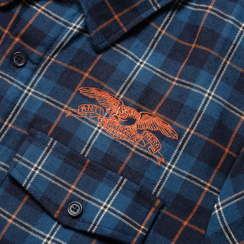 ANTIHERO / BASIC EAGLE FLANNEL SHIRT (MULTI COLOR)