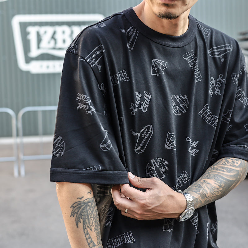CREATURE / LAST CALL RINGER TEE (BLACK)
