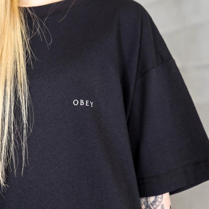 OBEY / FIRE SALE! SUSTAINABLE TEE (BLACK)