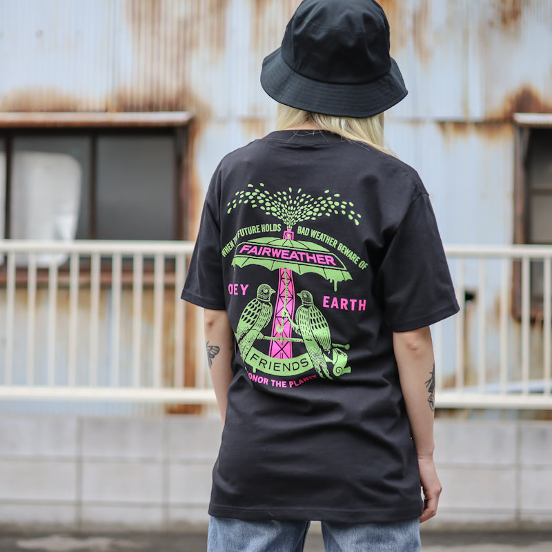 OBEY / OBEY FAIRWEATHER FRIENDS CLASSIC TEE (BLACK)