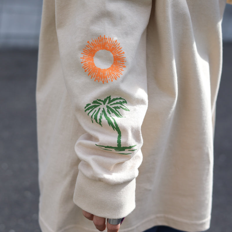 BRIXTON / SEEKS L/S STANDARD TEE (CREAM)