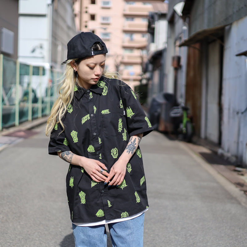 CREATURE / VOODOO ISLE WORK SHIRT (BLACK)