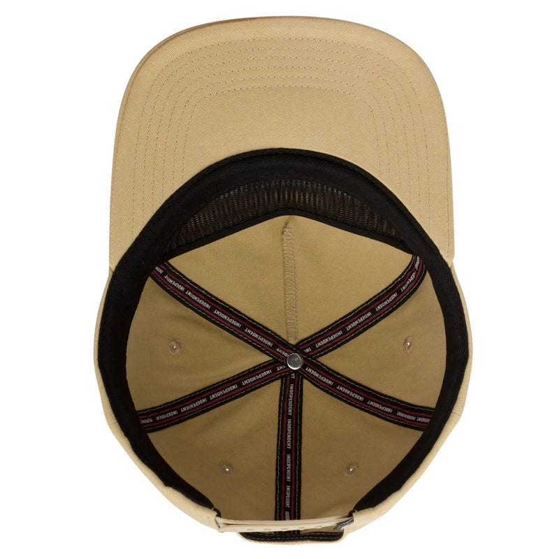 INDEPENDENT / BASEPLATE SNAPBACK CAP (TAN)