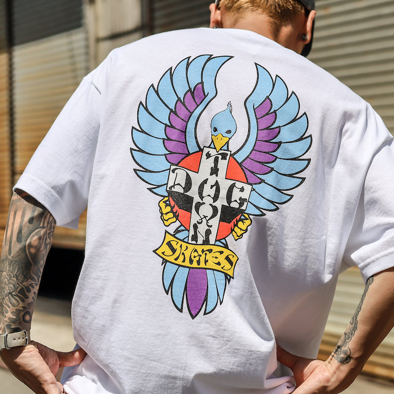 DOGTOWN / OG BIG FOOT 70S TEE (WHITE)