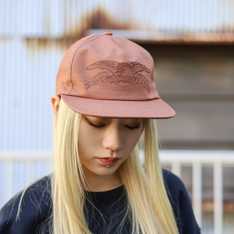 ANTIHERO / BASIC EAGLE SNAPBACK CAP (BROWN/BROWN)
