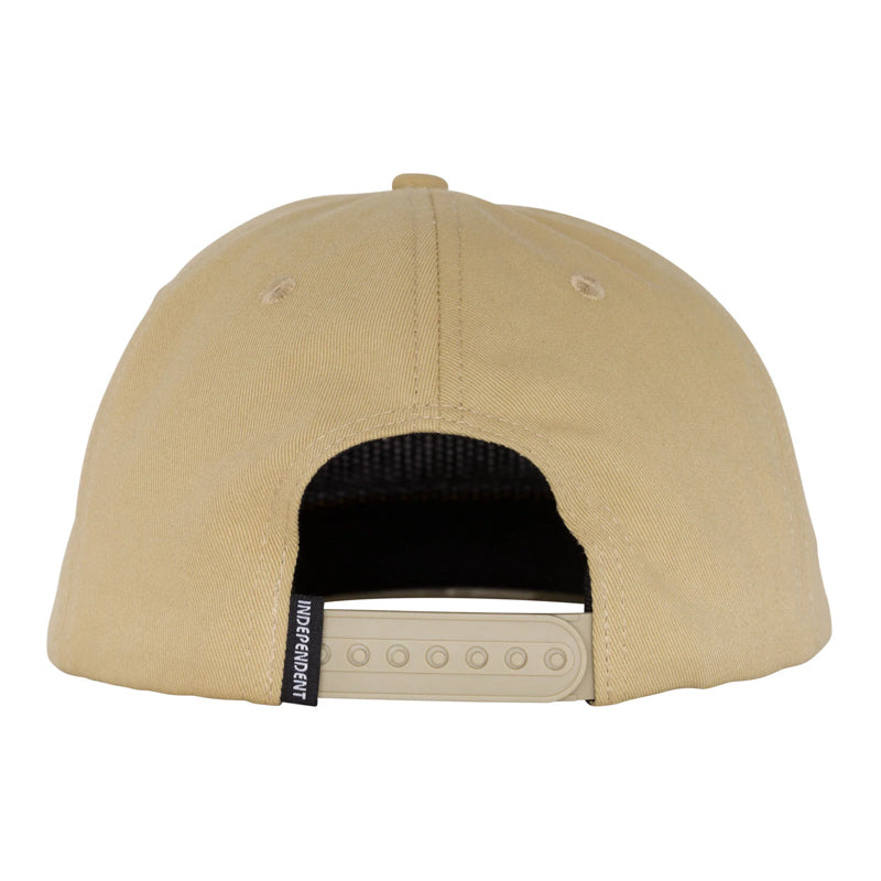 INDEPENDENT / BASEPLATE SNAPBACK CAP (TAN)