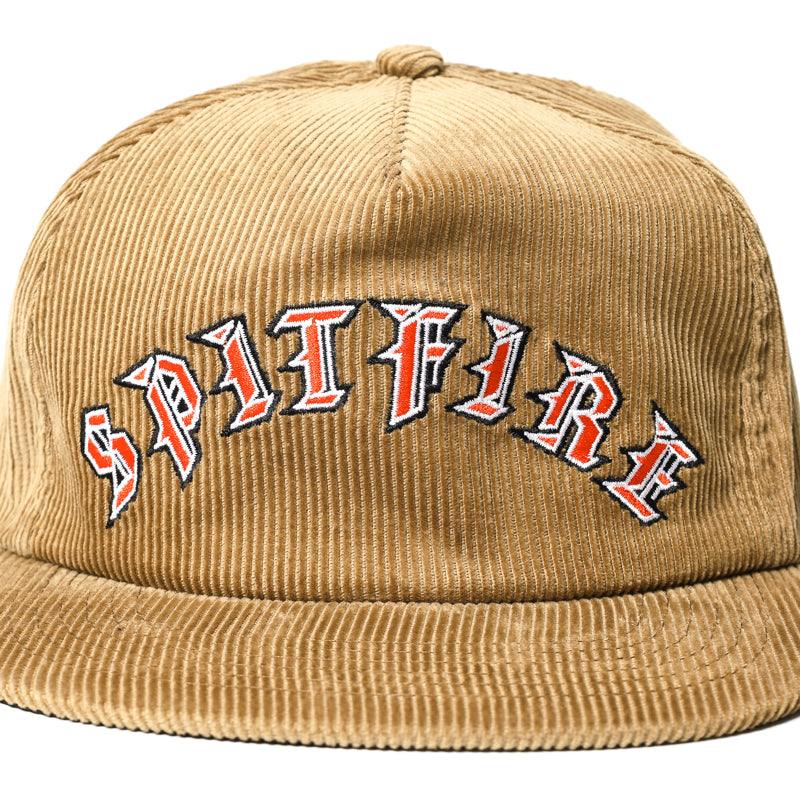 SPITFIRE / OLD E ARCH SNAPBACK CAP (KHAKI)