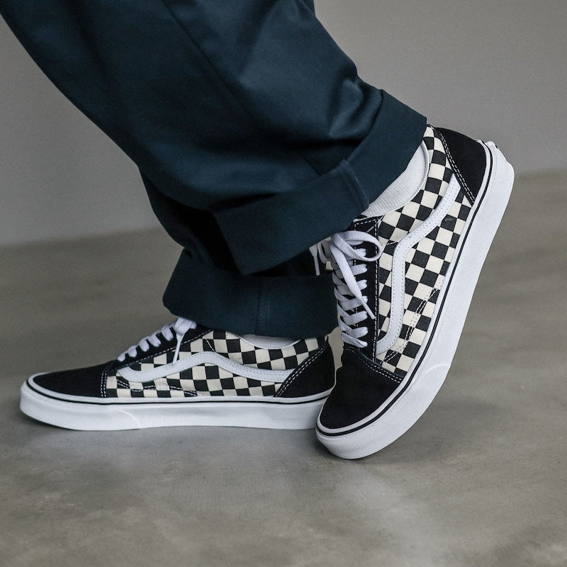 VANS / OLD SKOOL (“PRIMARY CHECK” BLACK/WHITE)