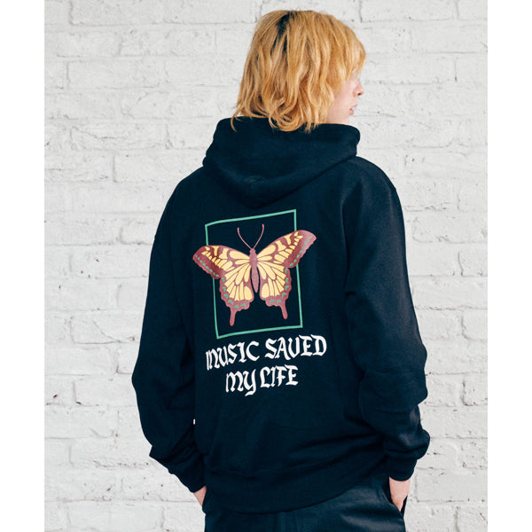 MSML / OVERSIZED BATTERFLY GRAPHIC HOODIE (BLACK)