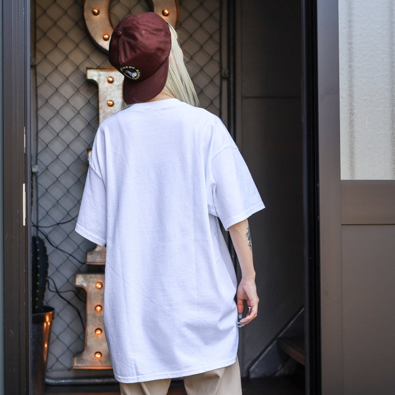ANTIHERO / BASIC EAGLE TEE (WHITE/BROWN)