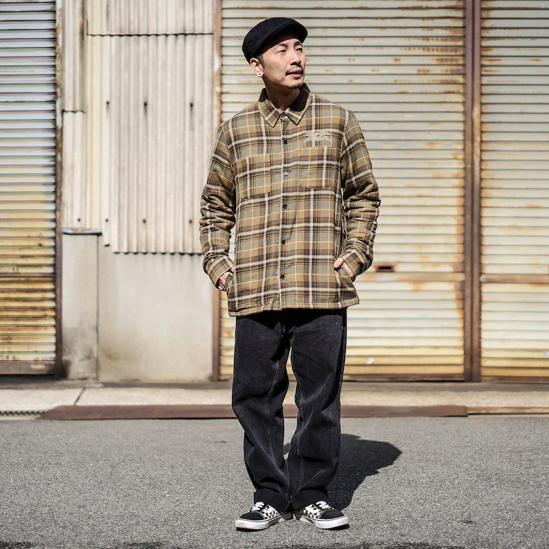 ANTIHERO / BASIC EAGLE FLANNEL JACKET (MULTI COLOR)
