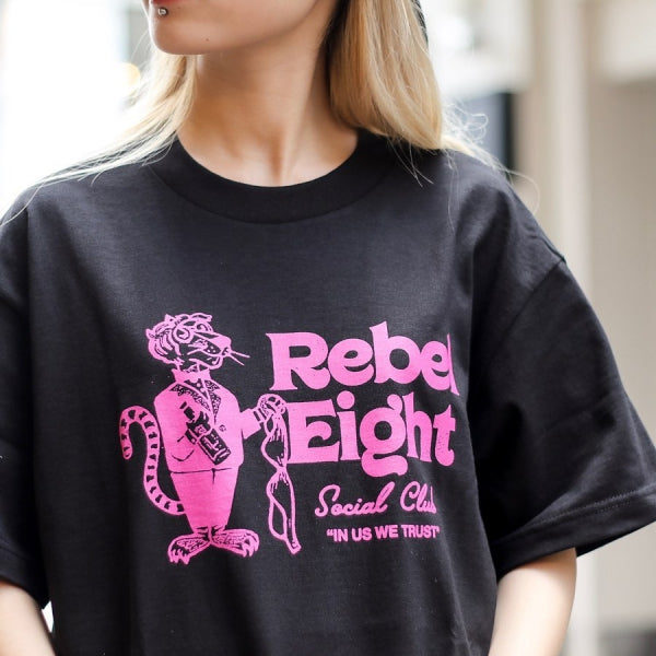 REBEL8 / TAILS TEE (BLACK)