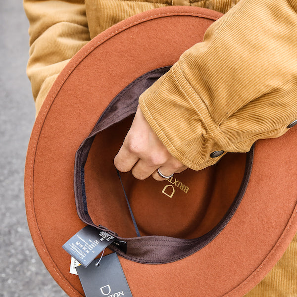 BRIXTON / MESSER FEDORA (CARAMEL)