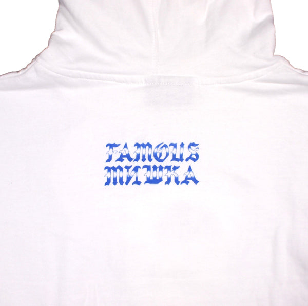 FAMOUS STARS AND STRAPS × MISHKA / ALL SEEING F PULLOVER HOODIE (WHITE)