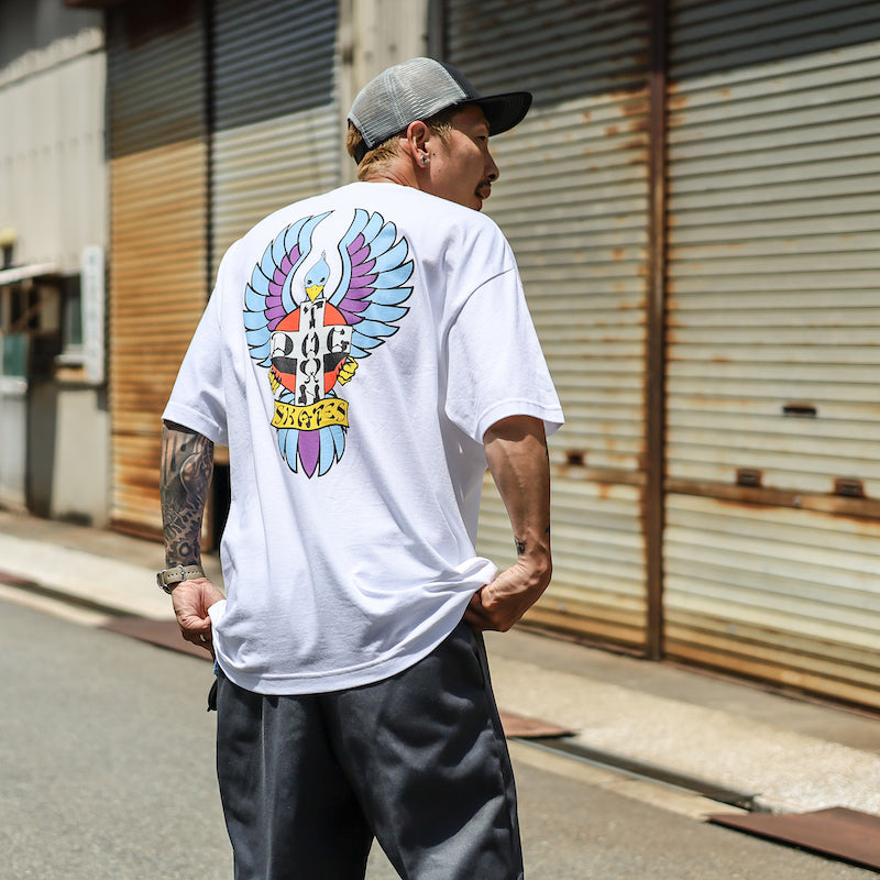 DOGTOWN / OG BIG FOOT 70S TEE (WHITE)