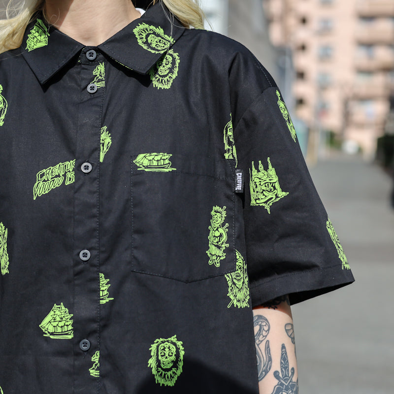 CREATURE / VOODOO ISLE WORK SHIRT (BLACK)