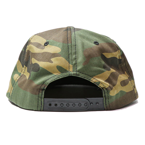 THRASHER / FLAME SNAPBACK CAP (CAMO)