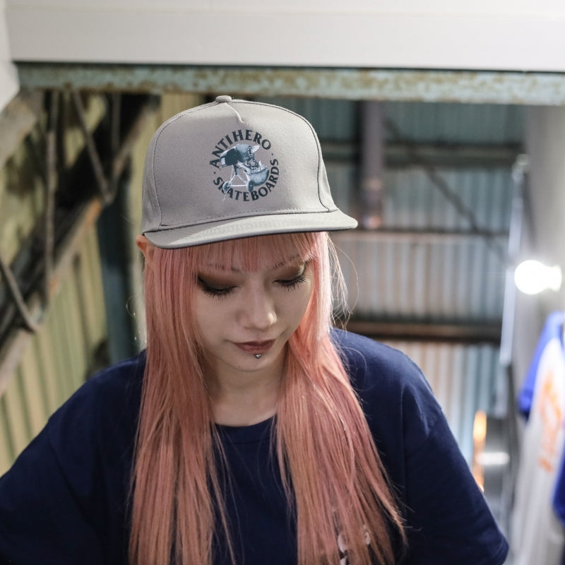 ANTIHERO / DIY EAGLE SNAPBACK CAP (CHARCOAL)