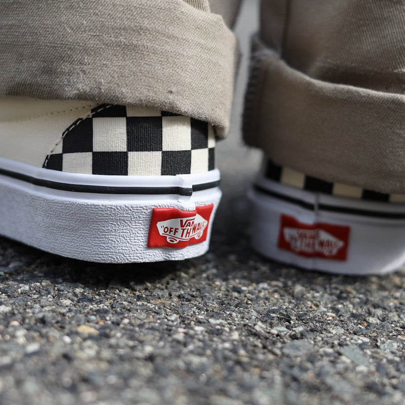 VANS / CLASSIC SLIP-ON (BLK&WHT CHECKERBOARD/WHT)