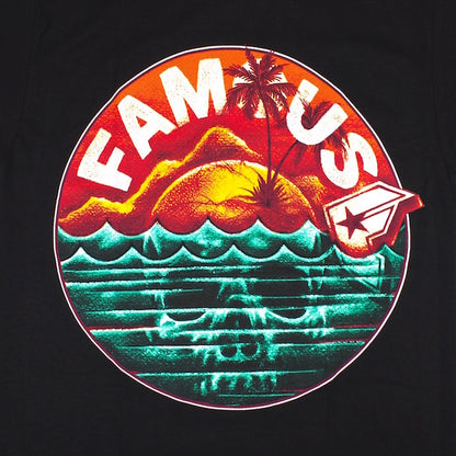 FAMOUS STARS AND STRAPS / SKULL ISLAND TEE (BLACK)
